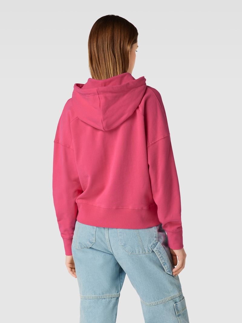 Hoodie mit Statement-Print in pink