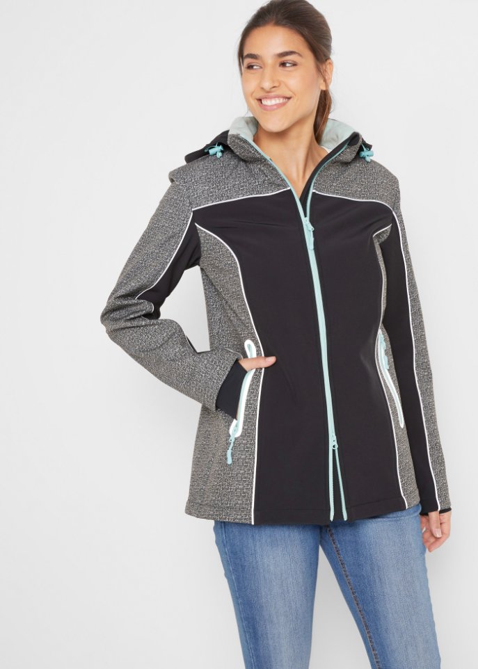 Softshelljacke mit reflektierenden Details