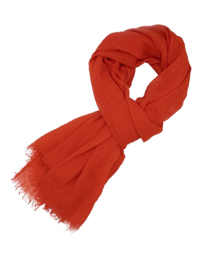 SASSYCLASSY Musselin Schals in Rot günstig kaufen onesize