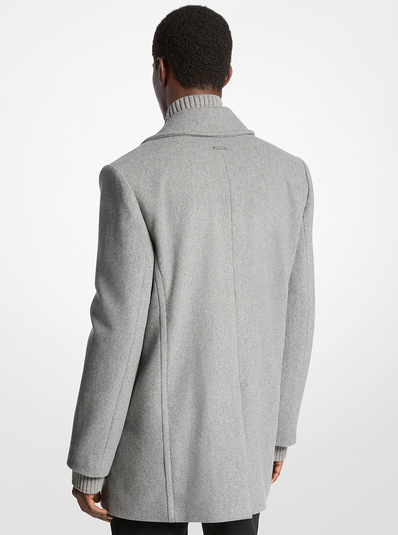 Ullblanding Peacoat - ASH