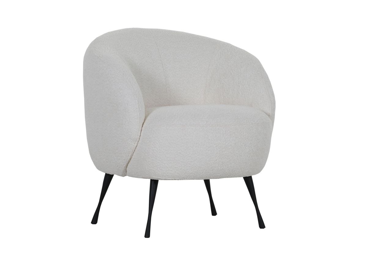 Sessel New Spirit Bouclé Weiß