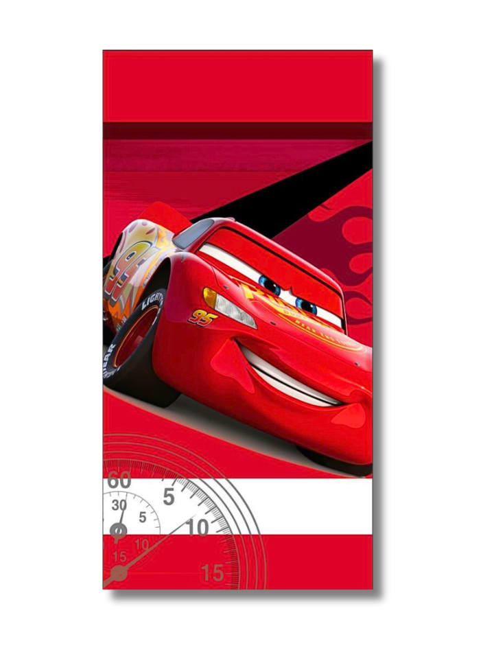 Disney Cars Strand-/ Badetuch Disney Cars - (L) 140 cm x (B) 70 cm in Rot günstig kaufen 140