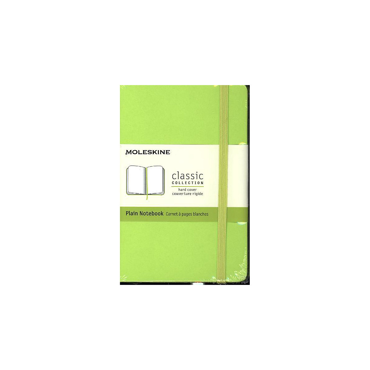 Moleskine Classic, Notizbuch Pocket/A6 Blanko, Limetten Grün