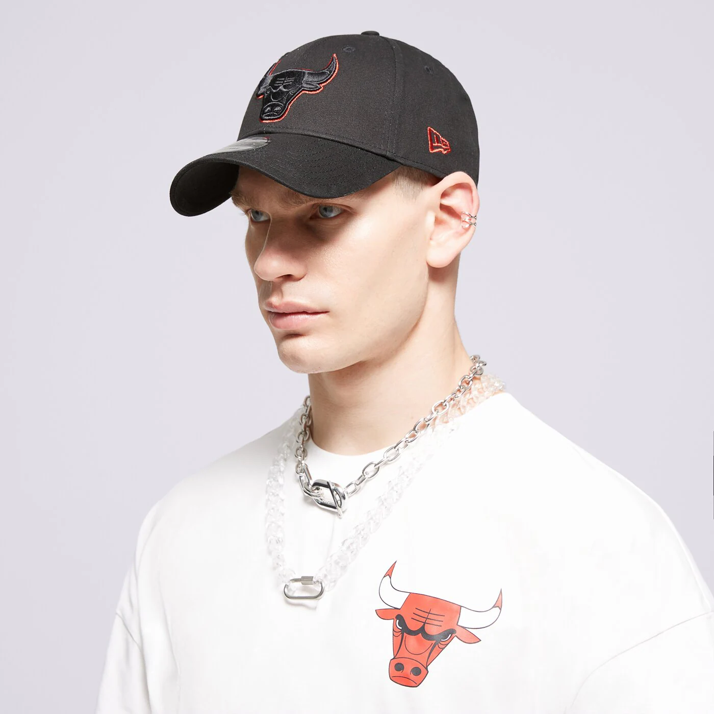 NEW ERA MÜTZE METALLIC OUTLINE 940 BULLS CHICAGO BULLS Schwarz