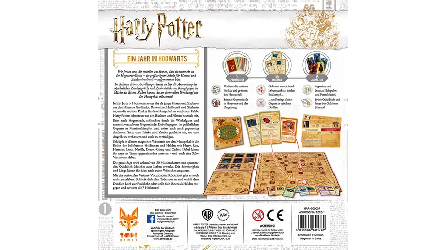 Asmodee - Harry Potter: Ein Jahr in Hogwarts