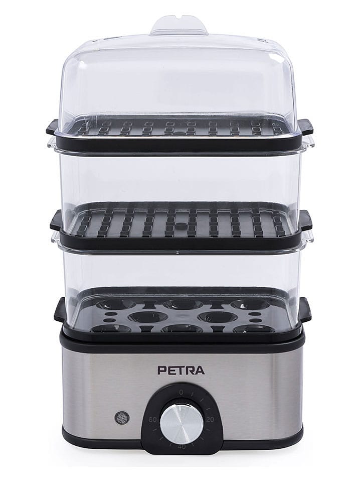 Petra Elektro-Dampfgarer in Transparent/ Silber günstig kaufen onesize