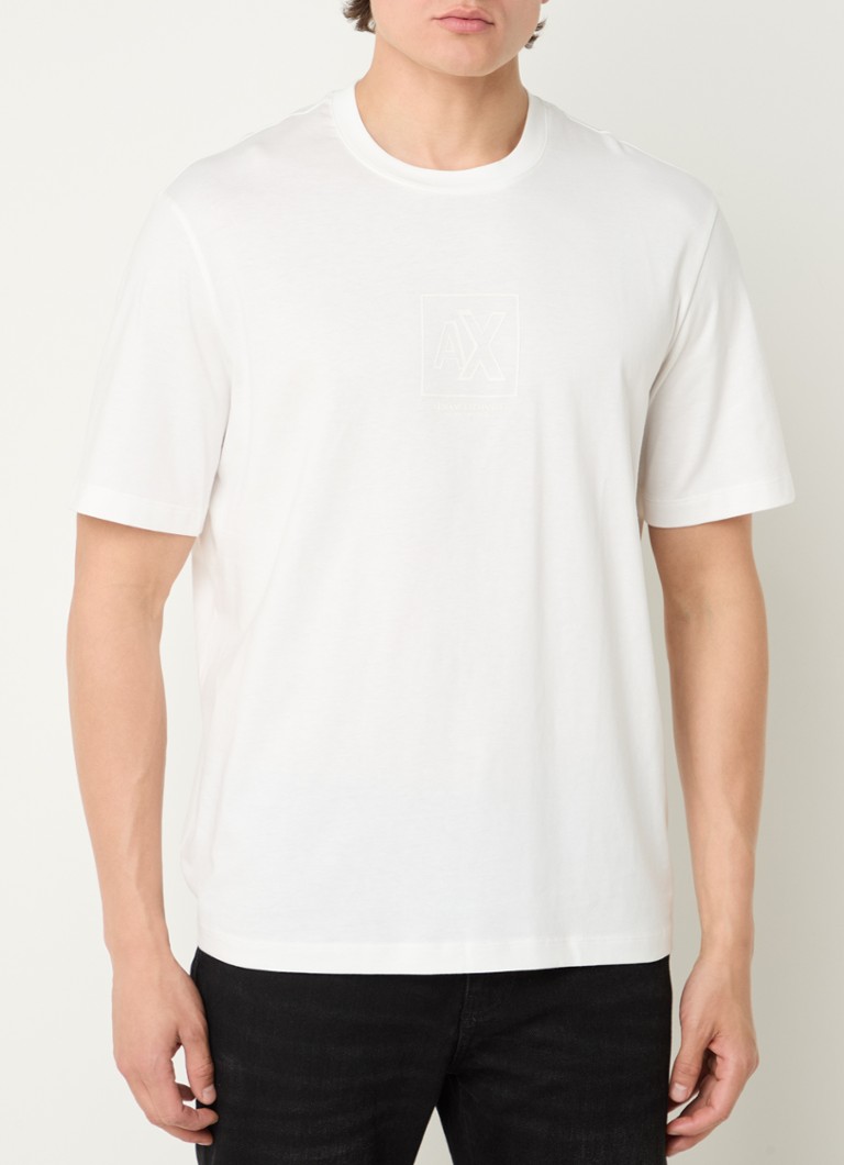 Tricou Armani Exchange cu logo imprimat