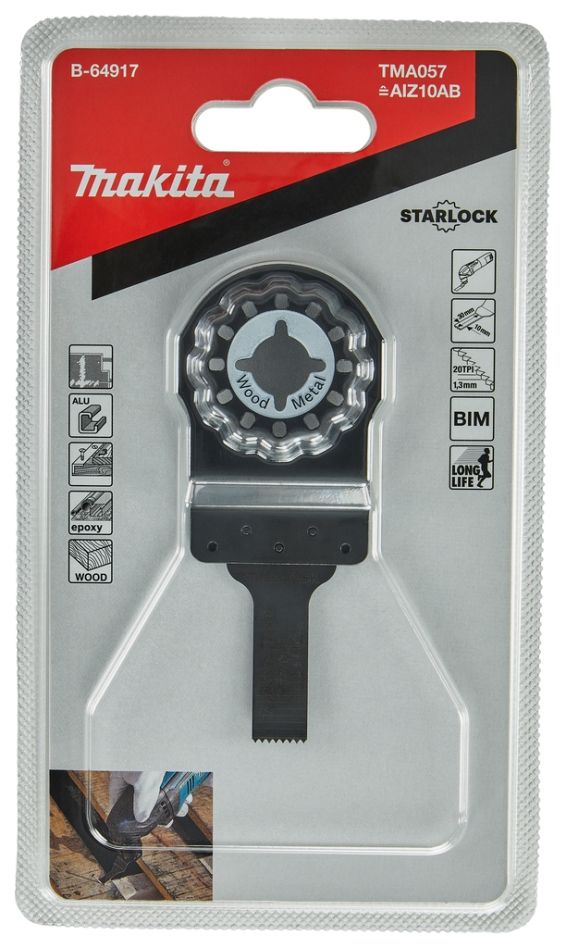 Lamă de ferăstrău cu imersie Makita B-64917 TMA057 HCS 10 mm