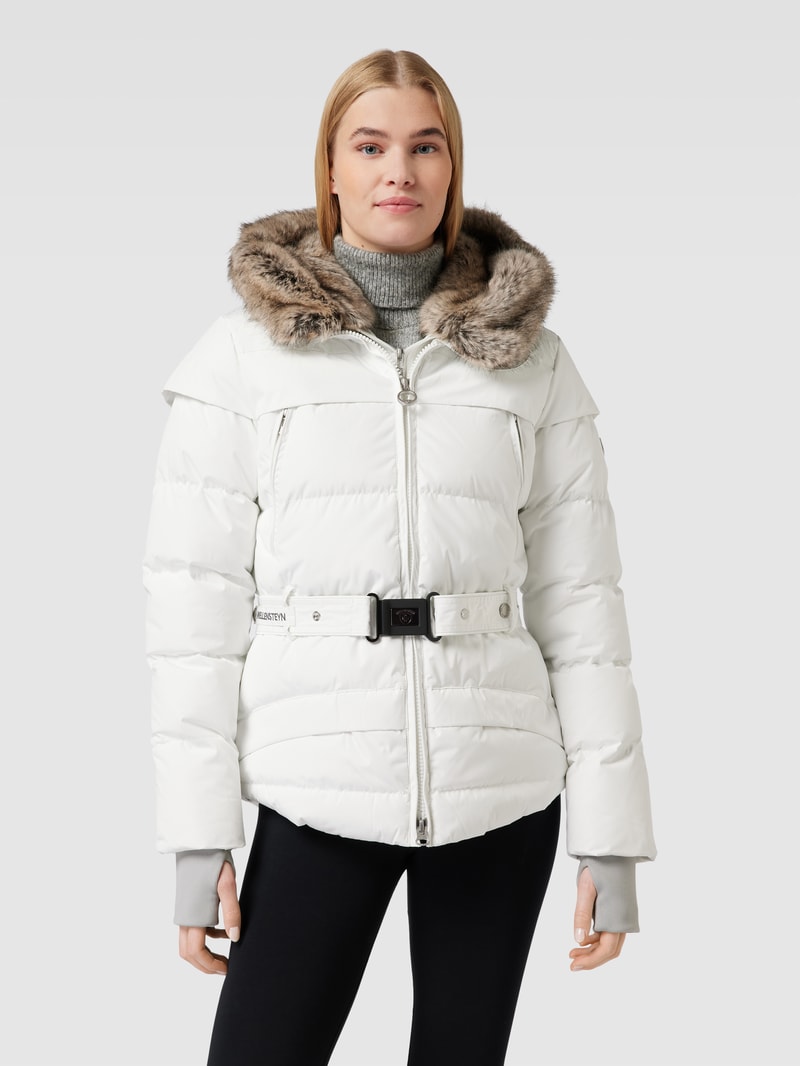 Tivana 382 Funktionsjacke mit Webpelz in weiß