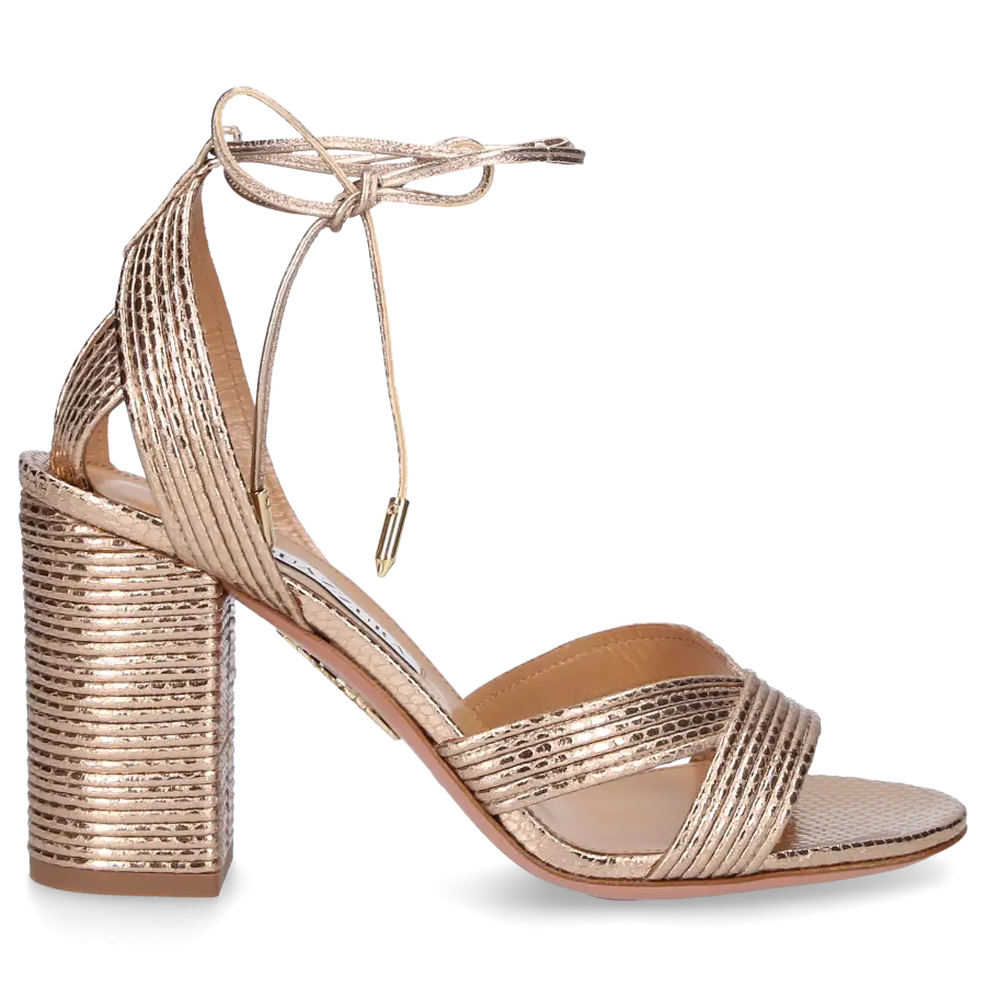 Aquazzura - Sandalen ARI SANDAL 85 Kalbsleder - gold