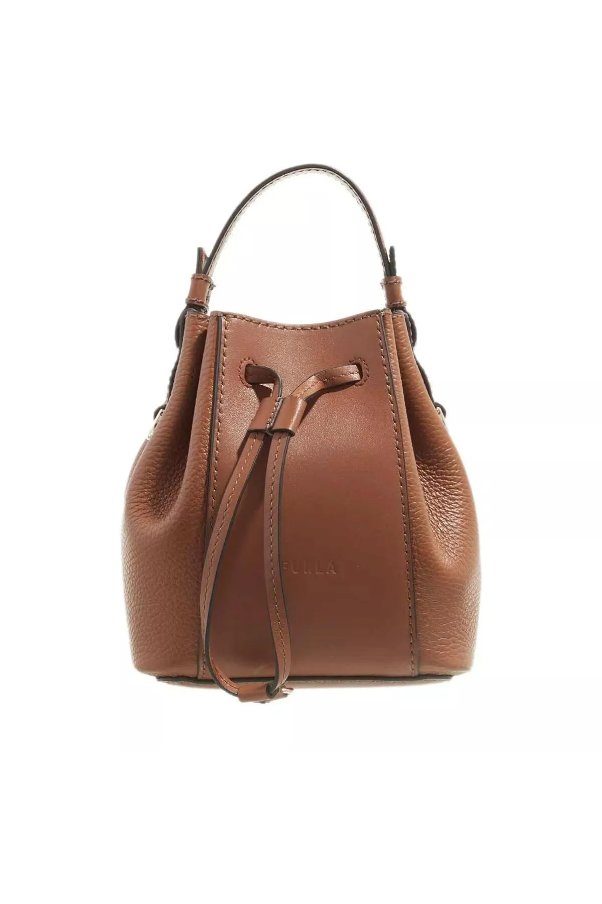 FURLA  MIASTELLA MINI BUCKET BA Cognac