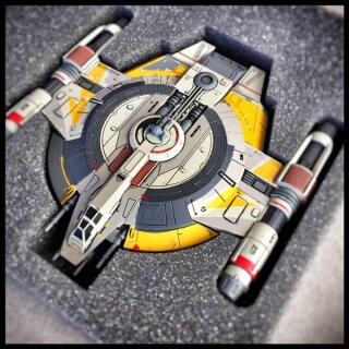Feldherr Schaumstoffeinlage für Star Wars X-WING Shadow Caster, Raumschiffe und Zubehör