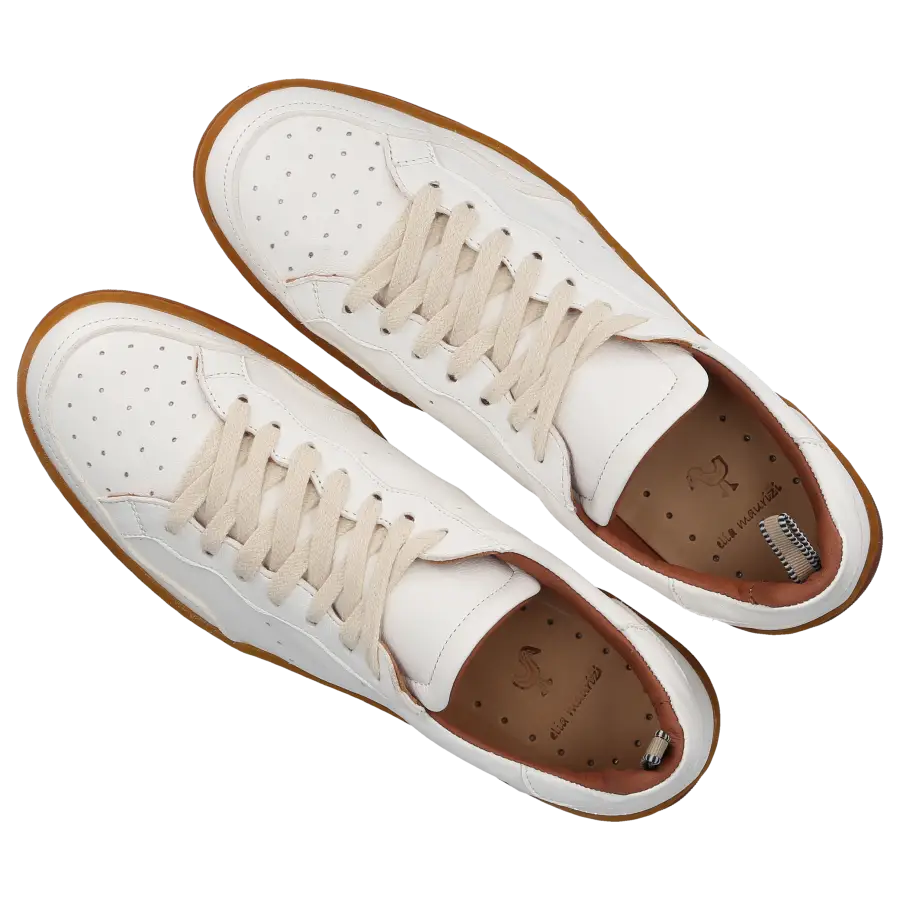 Elia Maurizi - Sneaker low 1166V9 Kalbsleder - weiß