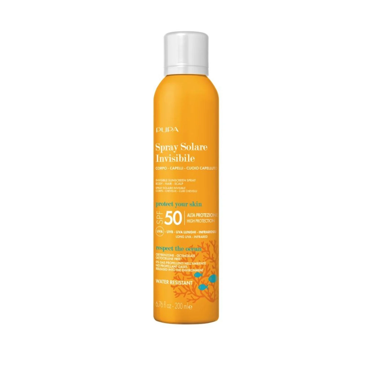 Invisible Sun Spray SPF50 - High Protection Body Sun Spray, Hair Sun Protection Treatment