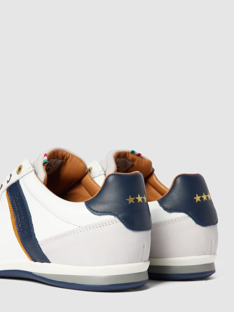 Sneaker aus Leder Modell 'ROMA UOMO' in weiß