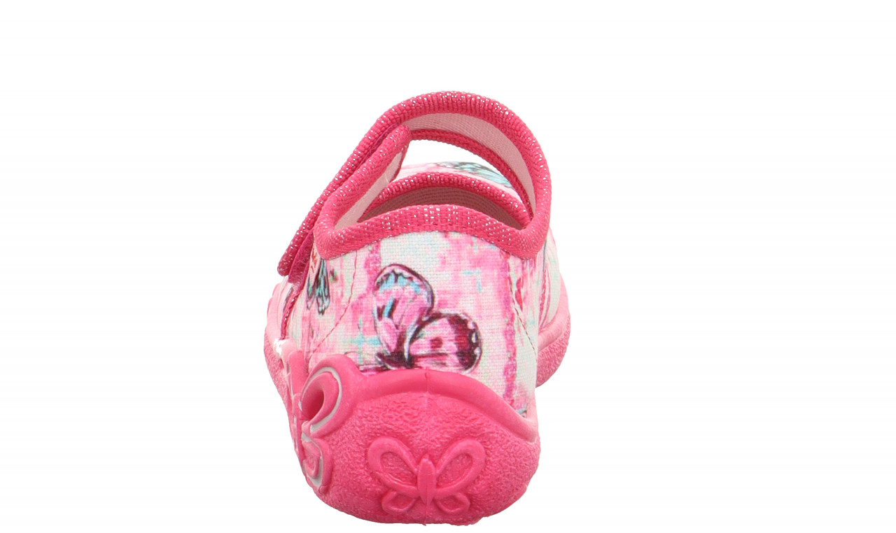 BELINDA - Pink/MehrfarbigHausschuh mit Klettverschluss