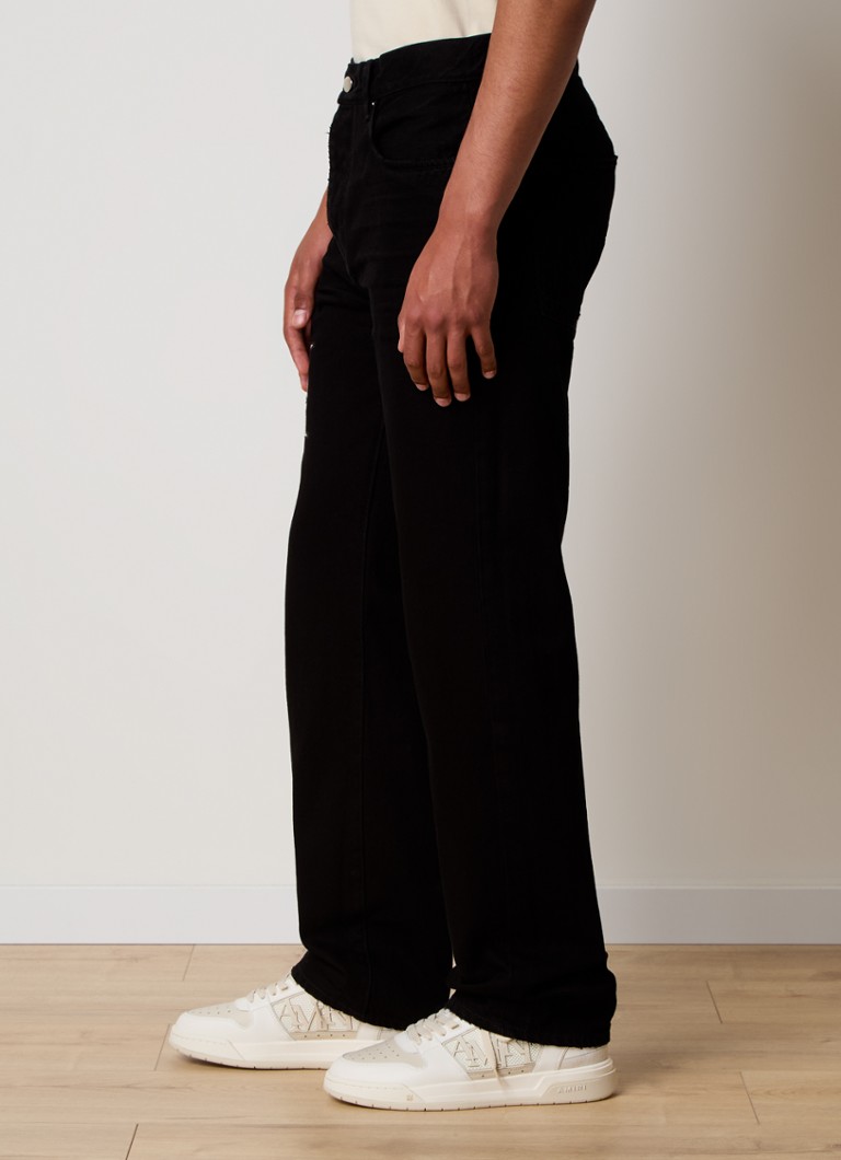 AMIRI  Straight fit jeans met gekleurde wassing en logoborduring