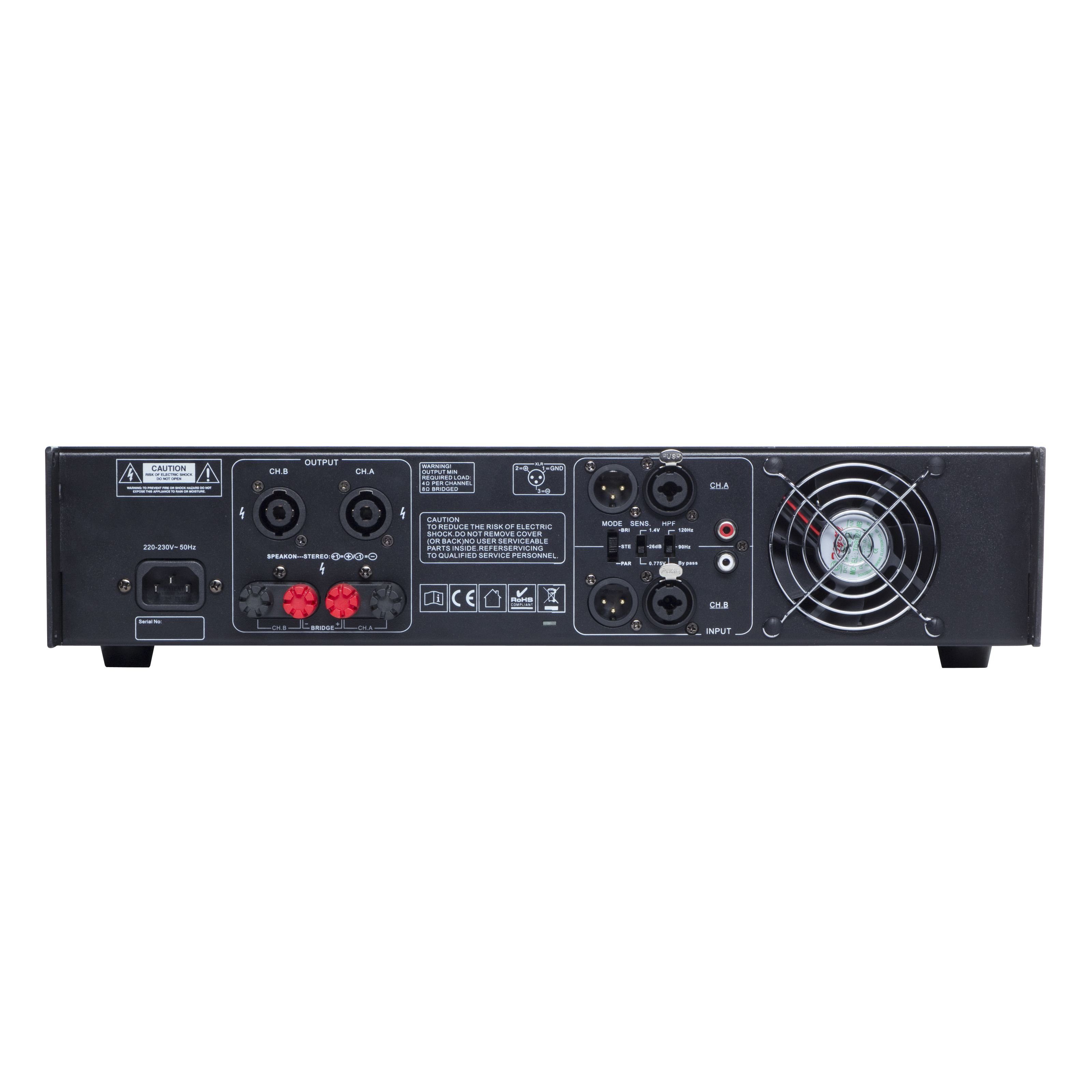 Fame Audio Endverstärker (MS 5002 Endstufe, 2x 520W / 4 Ohm)