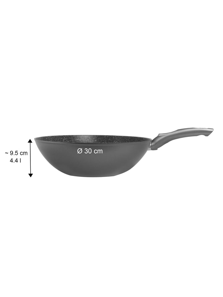 Stoneline Wok 30 cm in Anthrazit günstig kaufen Ø 30 cm