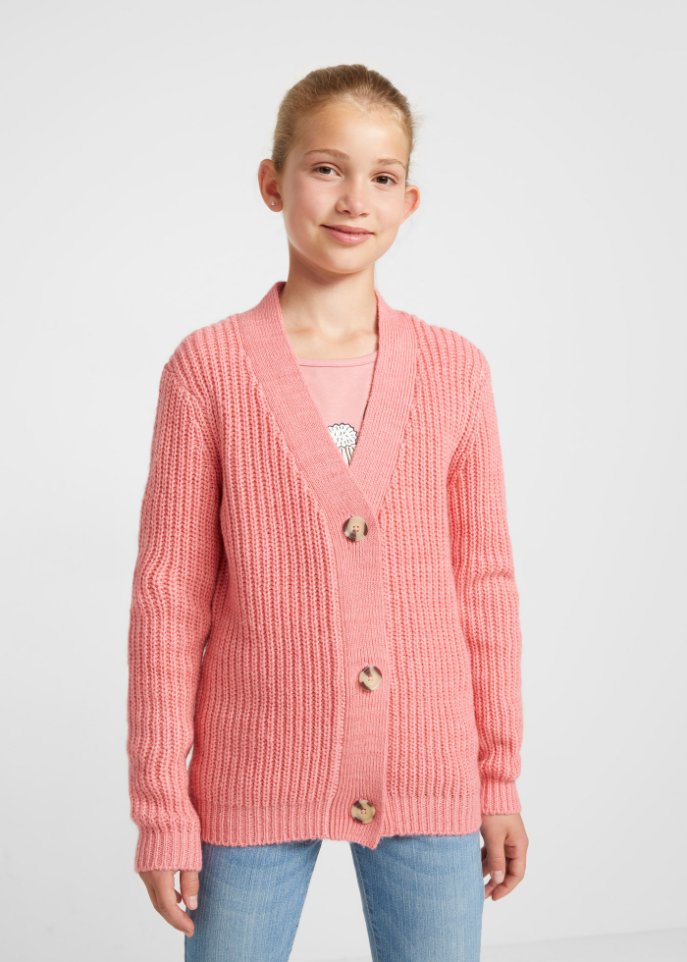 Mädchen Strickjacke