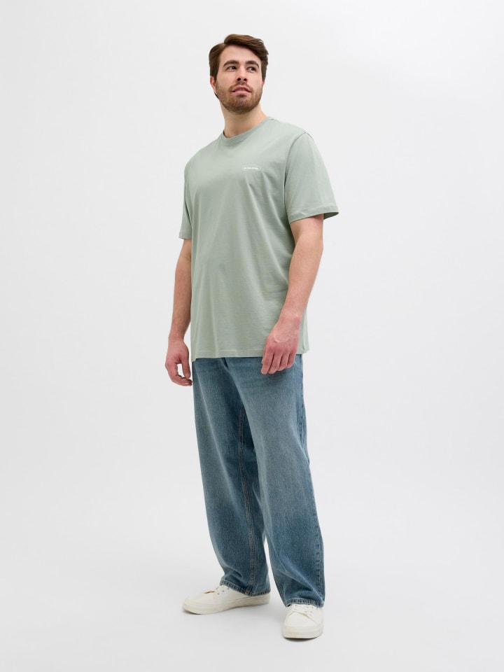 JACK & JONES PLUS T-shirt in Iceberg Green günstig kaufen