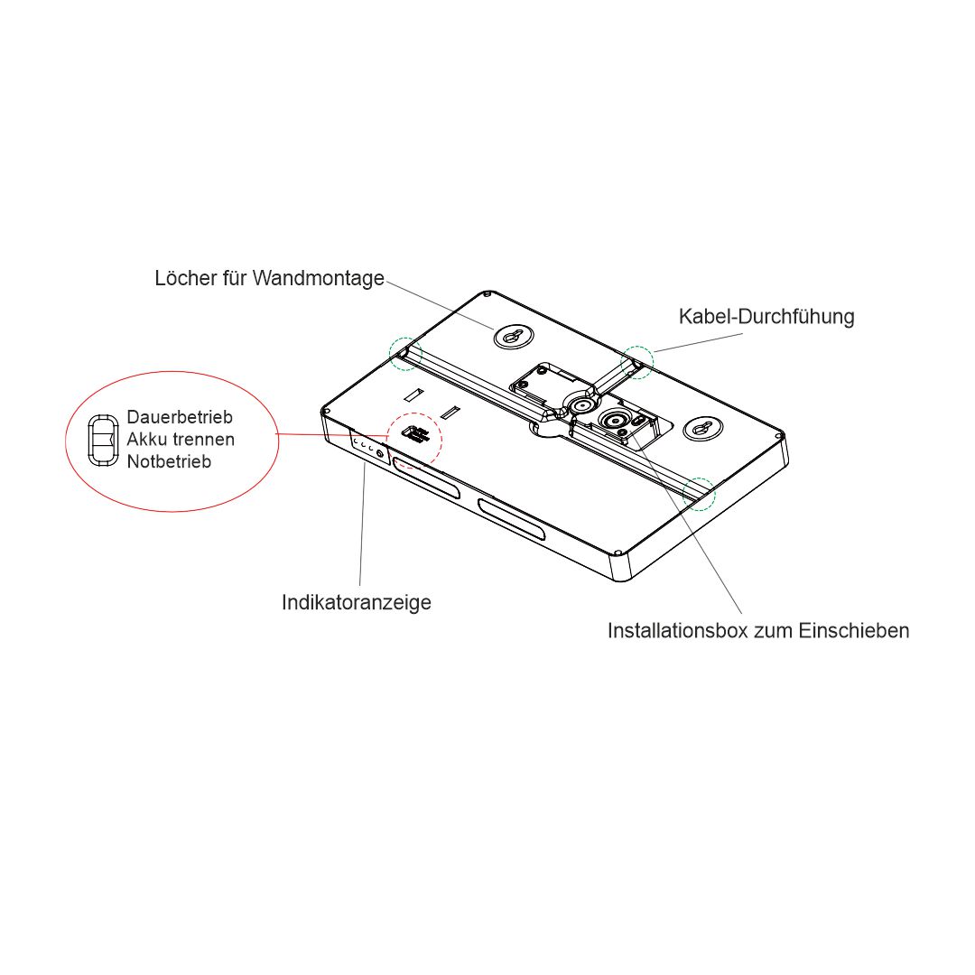 ENOVALITE LED-Fluchtwegleuchte