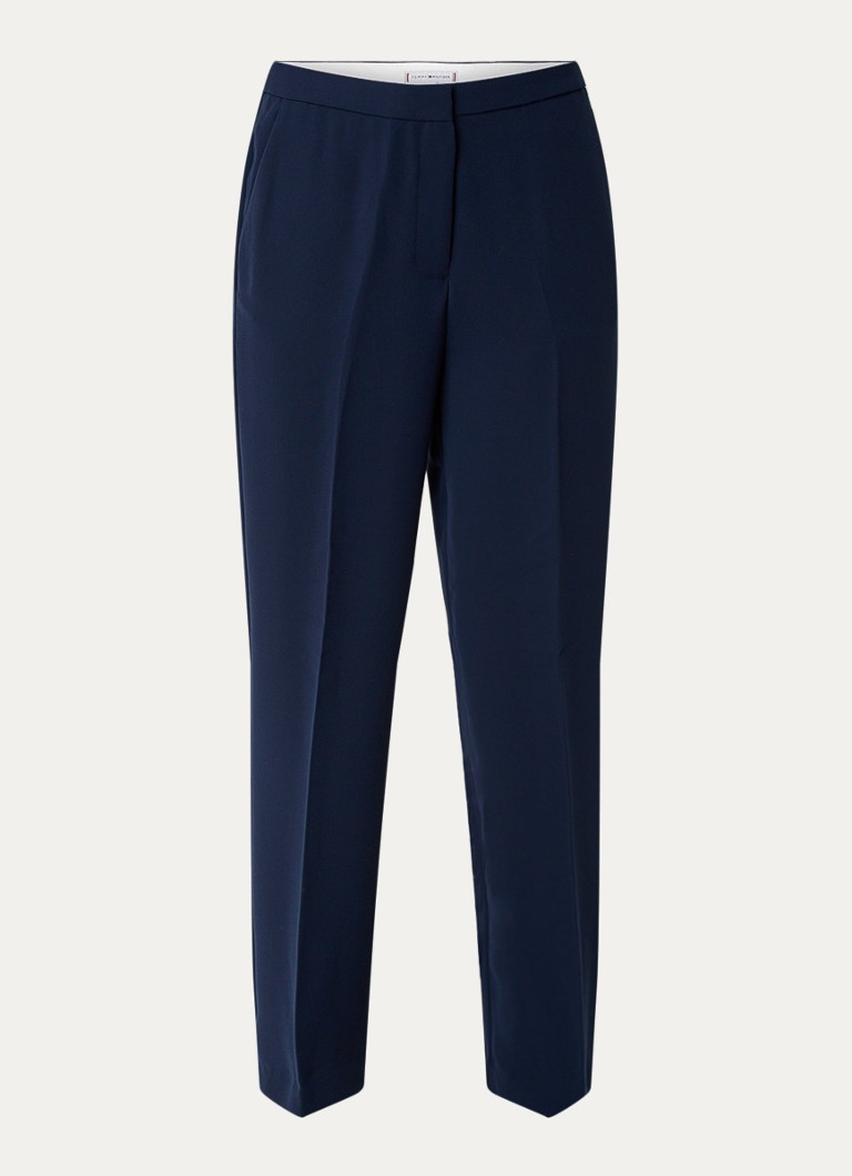 Tommy Hilfiger high-waist straight-fit trousers with side pockets
