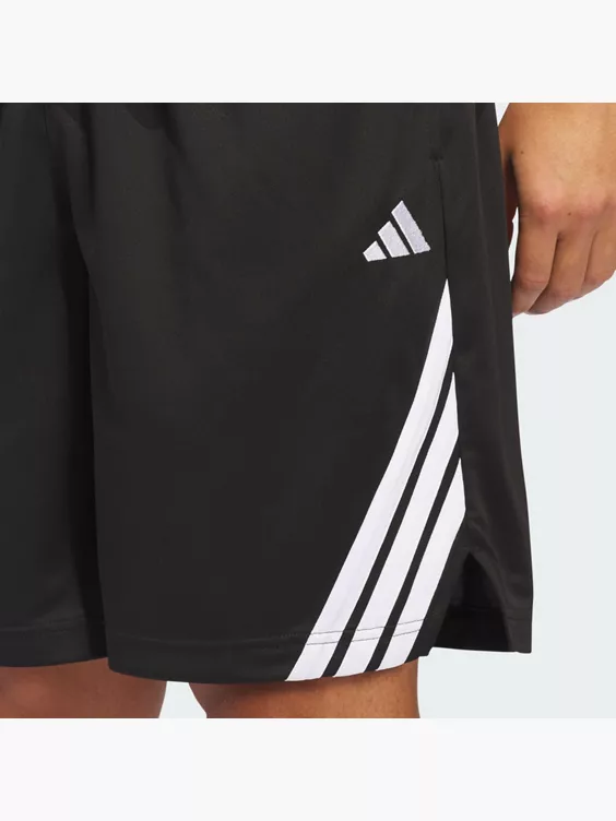 adidas Legends 3-Streifen Basketball Shorts
