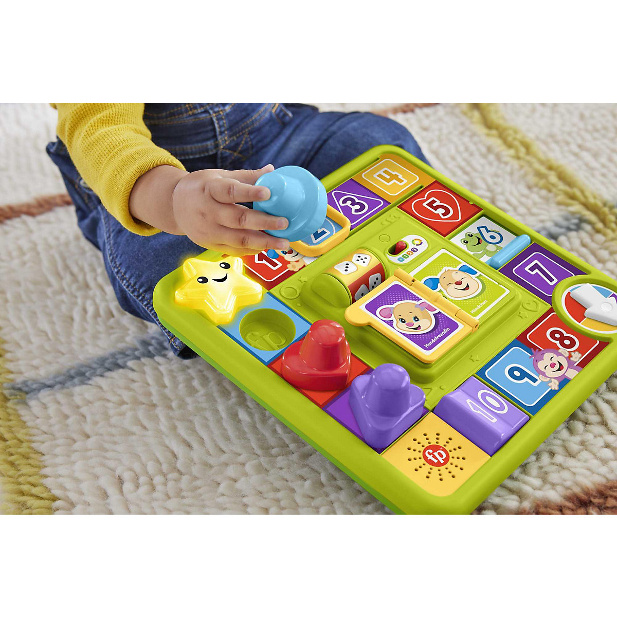 Fisher-Price Lernspaß Motorik-Spielbrett (D)