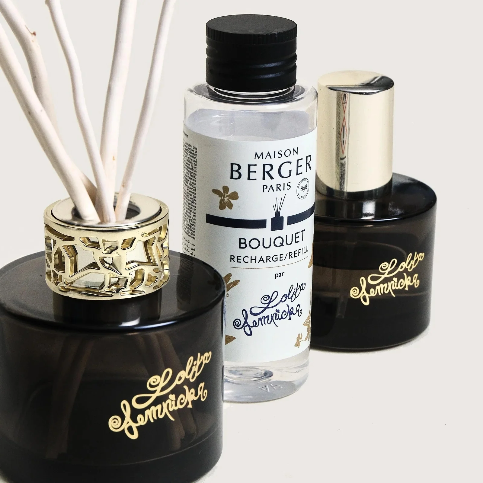 LOLITA LEMPICKA Duftbukett - Duo Minibukett og Svart Spray - Parfymediffuser, Parfymediffuser