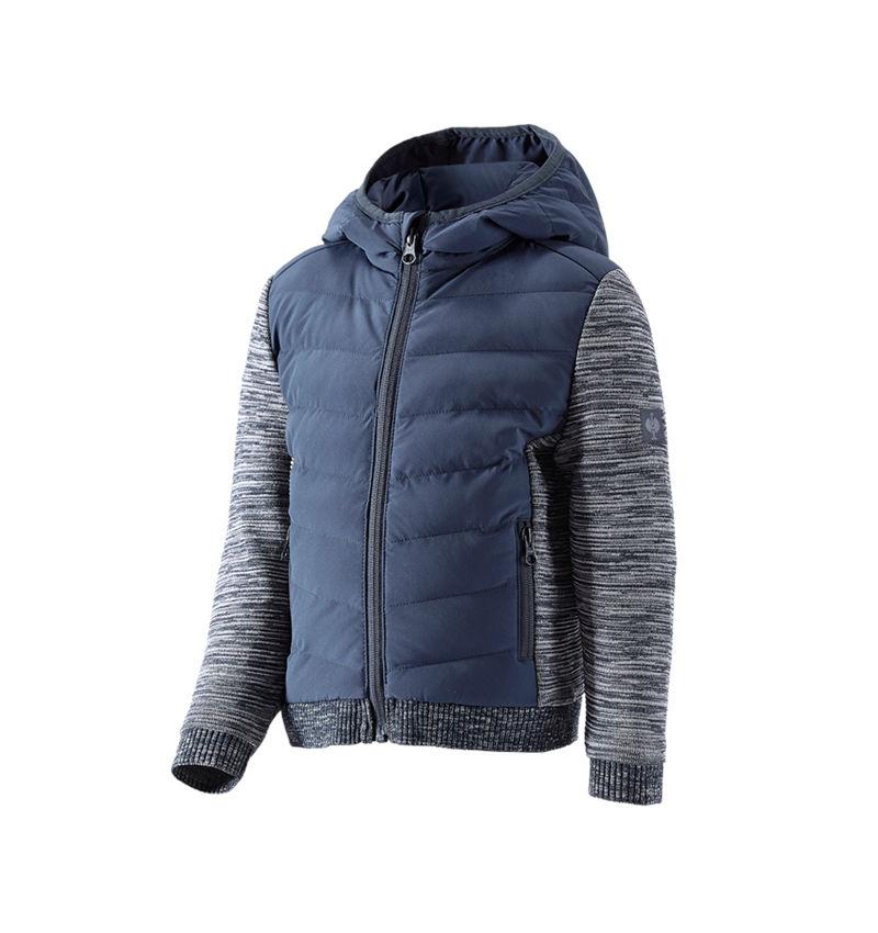 Hybrid Kapuzenstrickjacke e.s.motion ten,Kinder