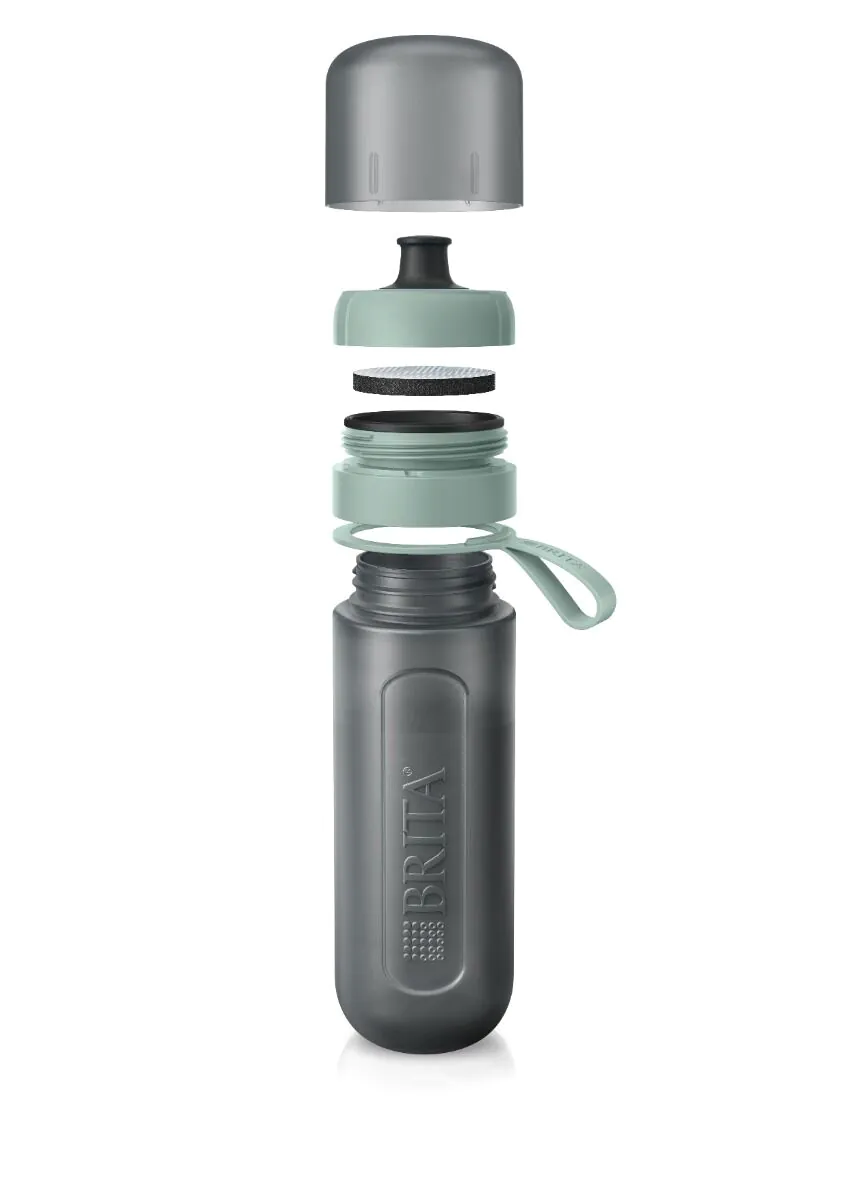 Brita Active Pastelgrøn - Flaske med filter 1 stk.
