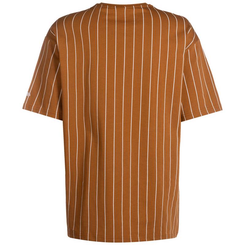 New Era Pinstripe Oversized T-Shirt Herren