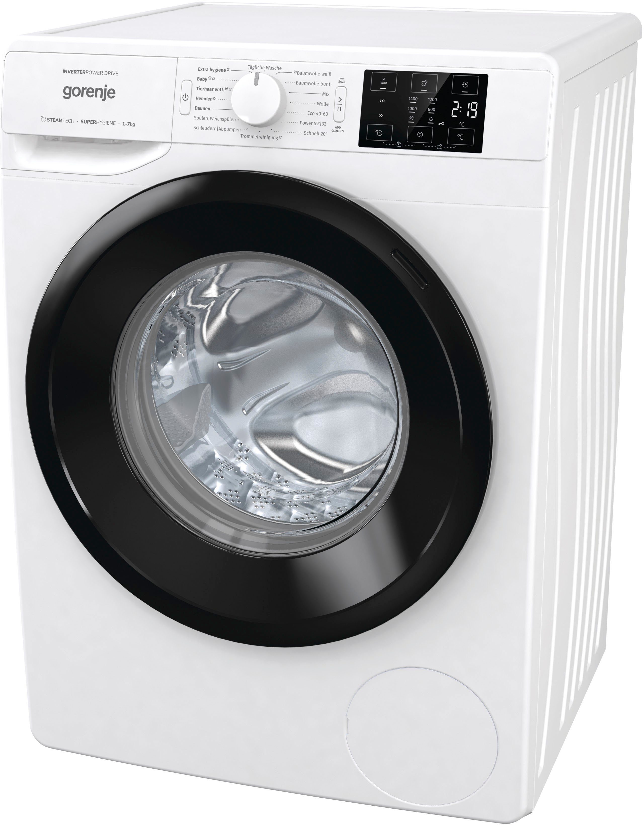 GORENJE Waschmaschine Wave NEI74ADPS, 7 kg, 1400 U/min