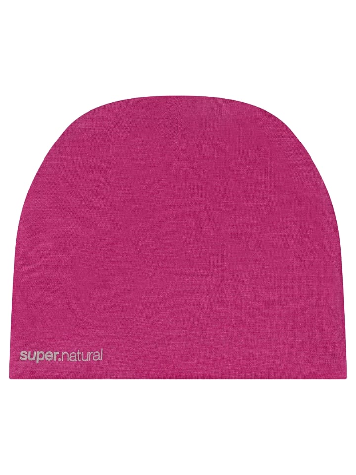 super.natural Merino Mütze EVERYDAY HAT in pink günstig kaufen onesize