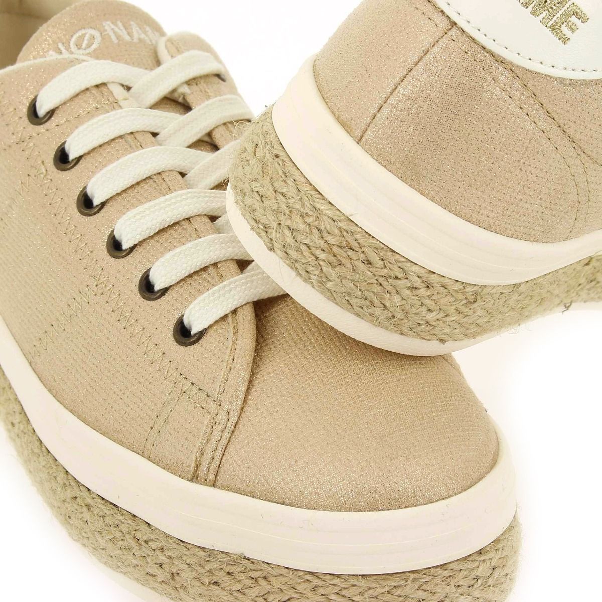No Name  MALIBU SNEAKER IRUN - Doré