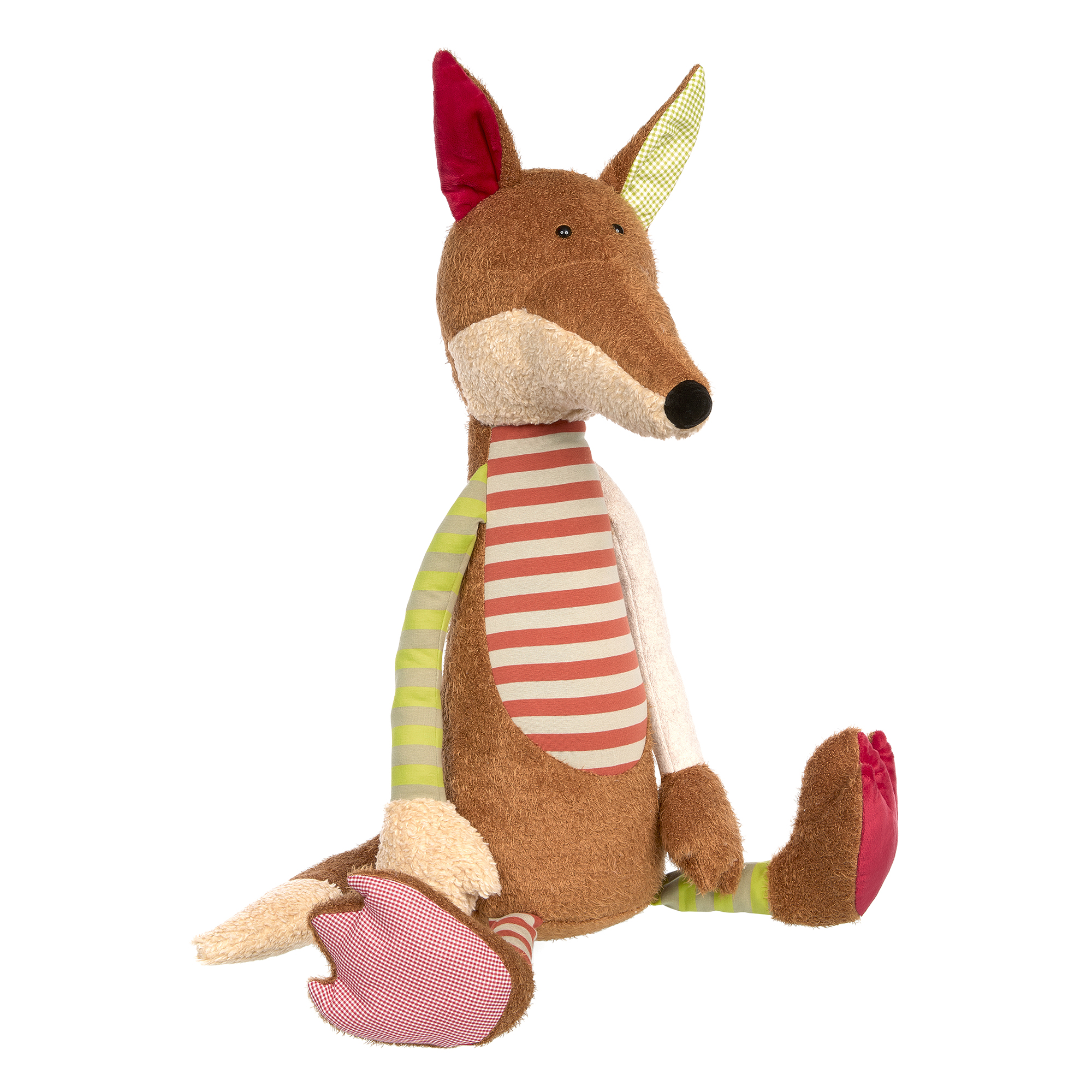 XXL Kuscheltier Fuchs im Patchworkstyle