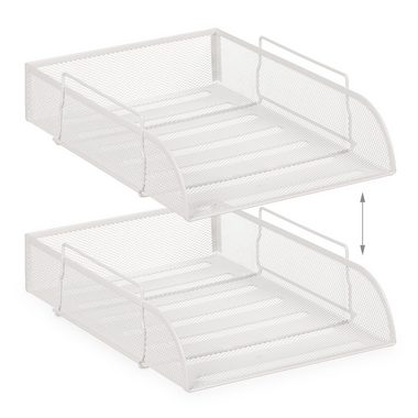 relaxdays Schreibtischaufsatz Schreibtisch Organizer Set 7-teilig