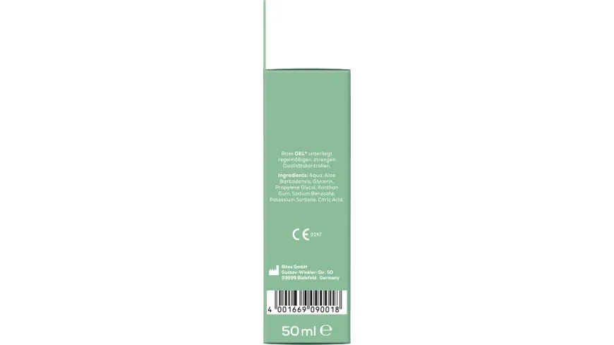 Ritex Gleitgel GEL+ BIO Aloe Vera 50 ml
