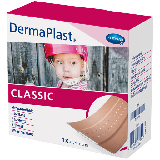 DERMAPLAST CLASSIC Wundpflaster 4 cmx5 m  1 St  Pflaster