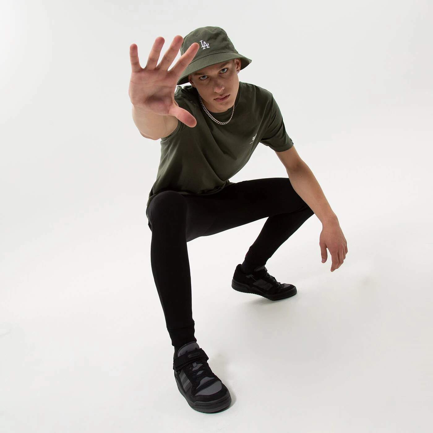 ALPHA INDUSTRIES T-SHIRT BASIC T SMALL LOGO Khaki