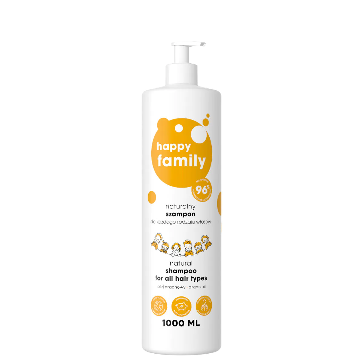 Природни шампон Happy Family за све типове косе
