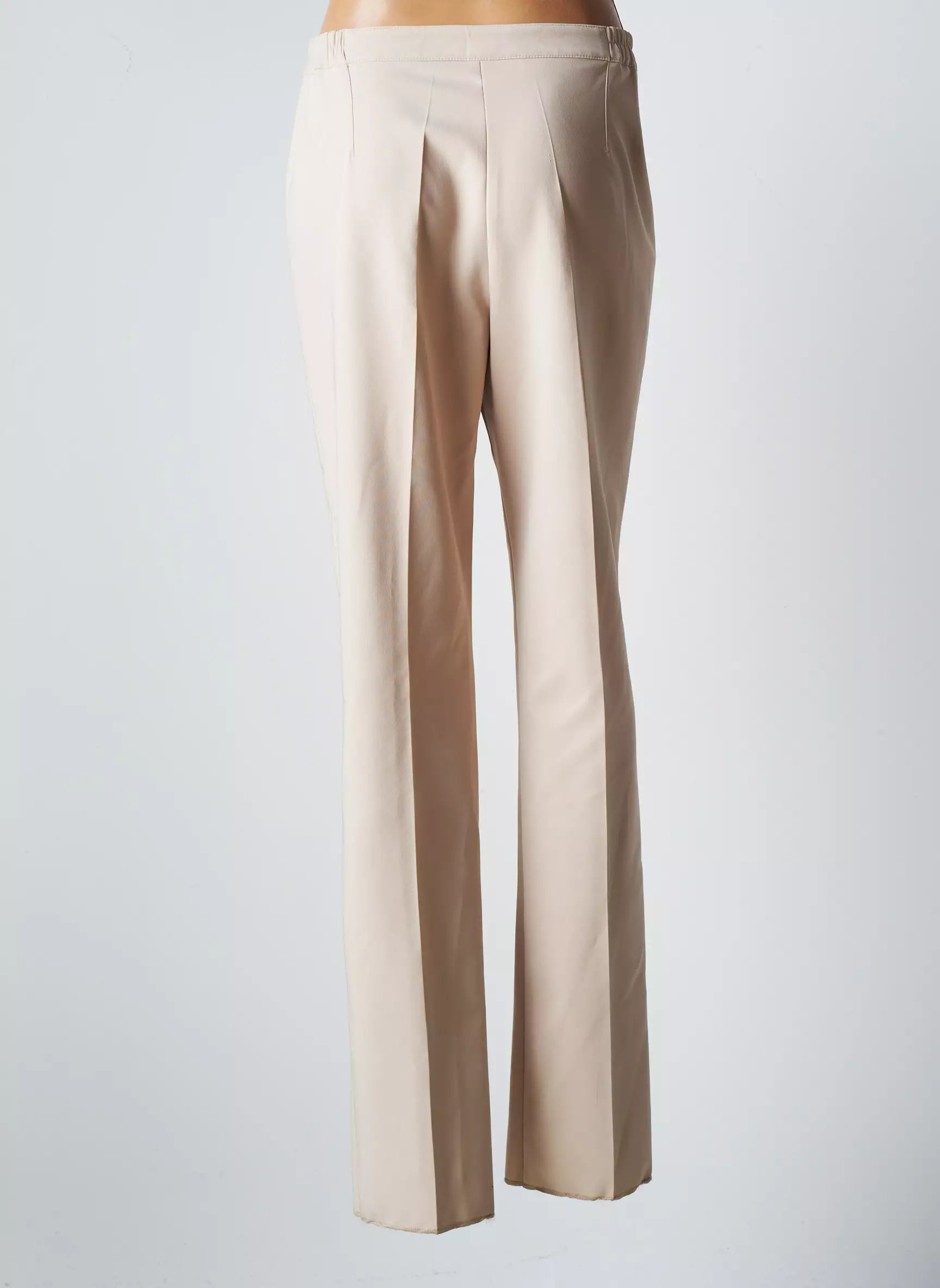 Jumfil Pantalons Droits Femme couleur beige