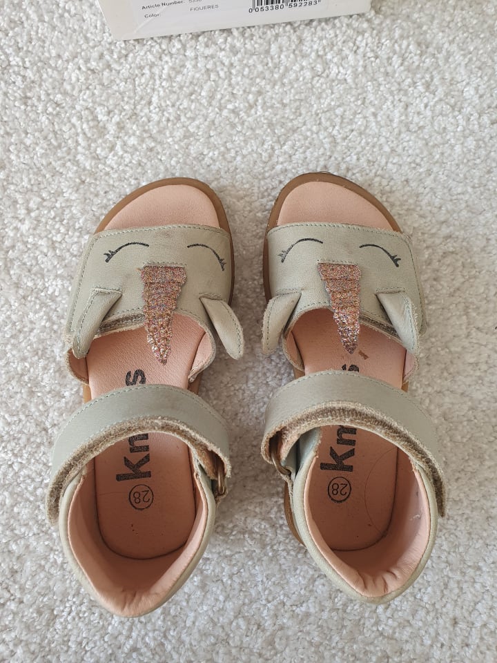 kmins Leder-Sandalen in Türkis günstig kaufen 28