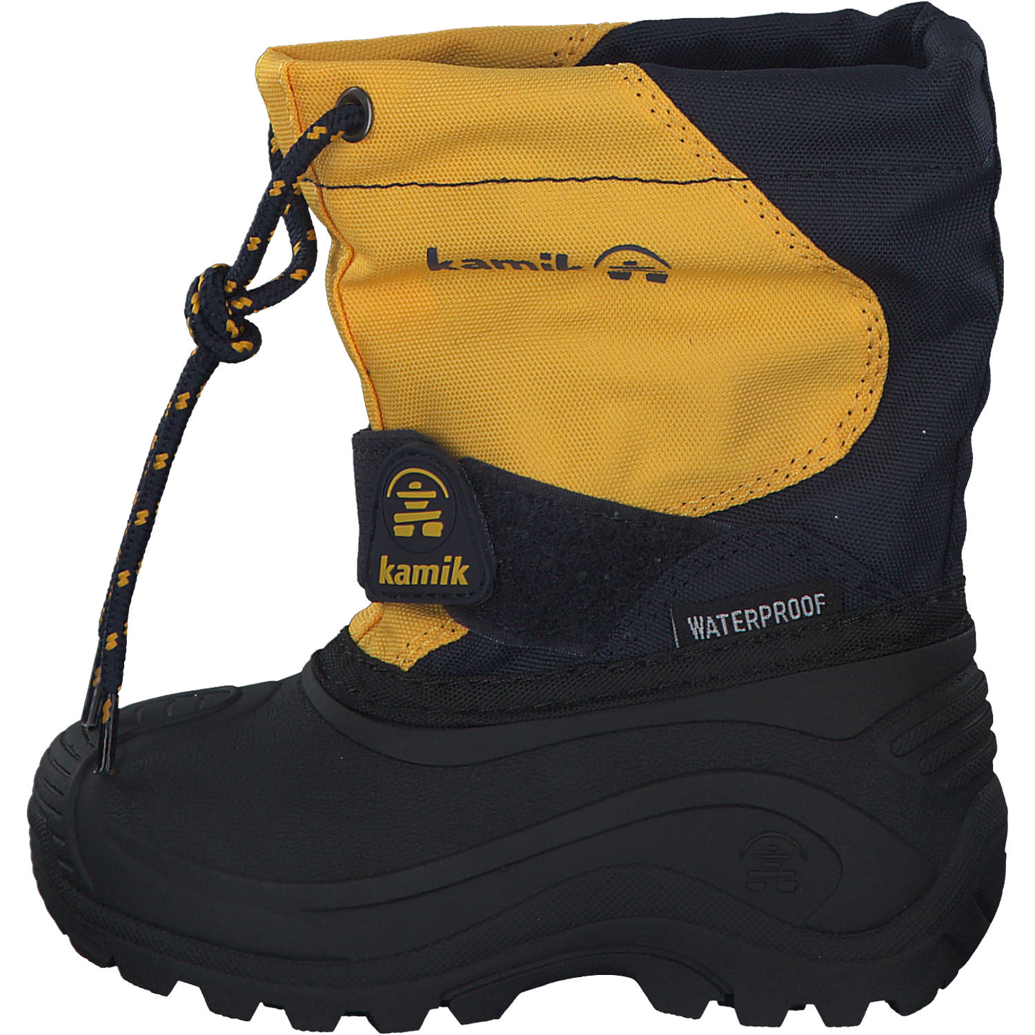 Kamik Snowfox 3WP NF8403/NF4403 M, Winterstiefel, Kinder, navy/citrus-marine