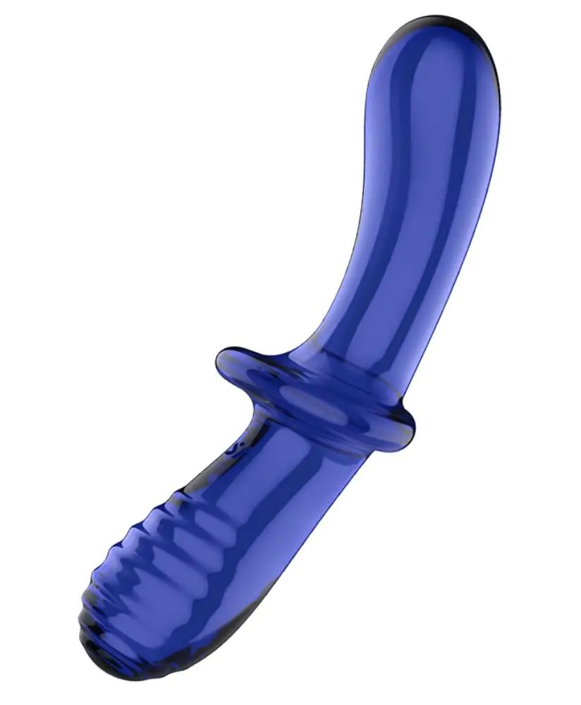 Satisfyer Masażer Dobbelt Krystal Lyseblå