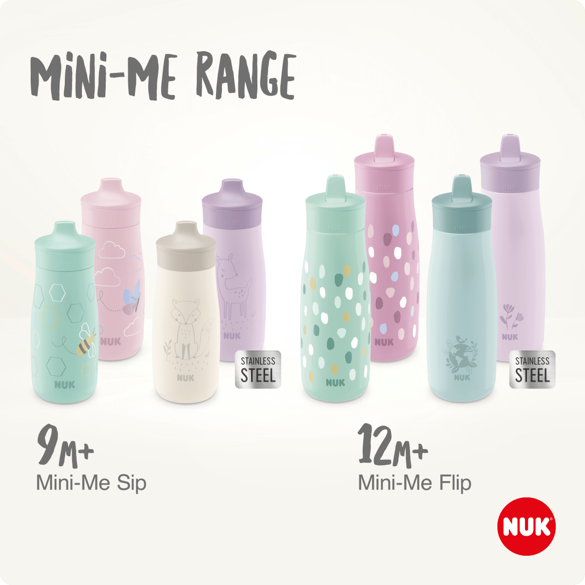 Trinkhalmflasche Mini-Me mint, 450ml, 1 St