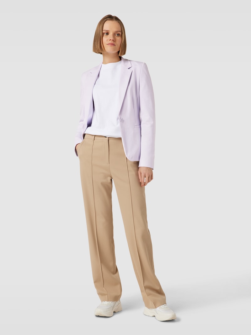Blazer mit Knopfverschluss in lila