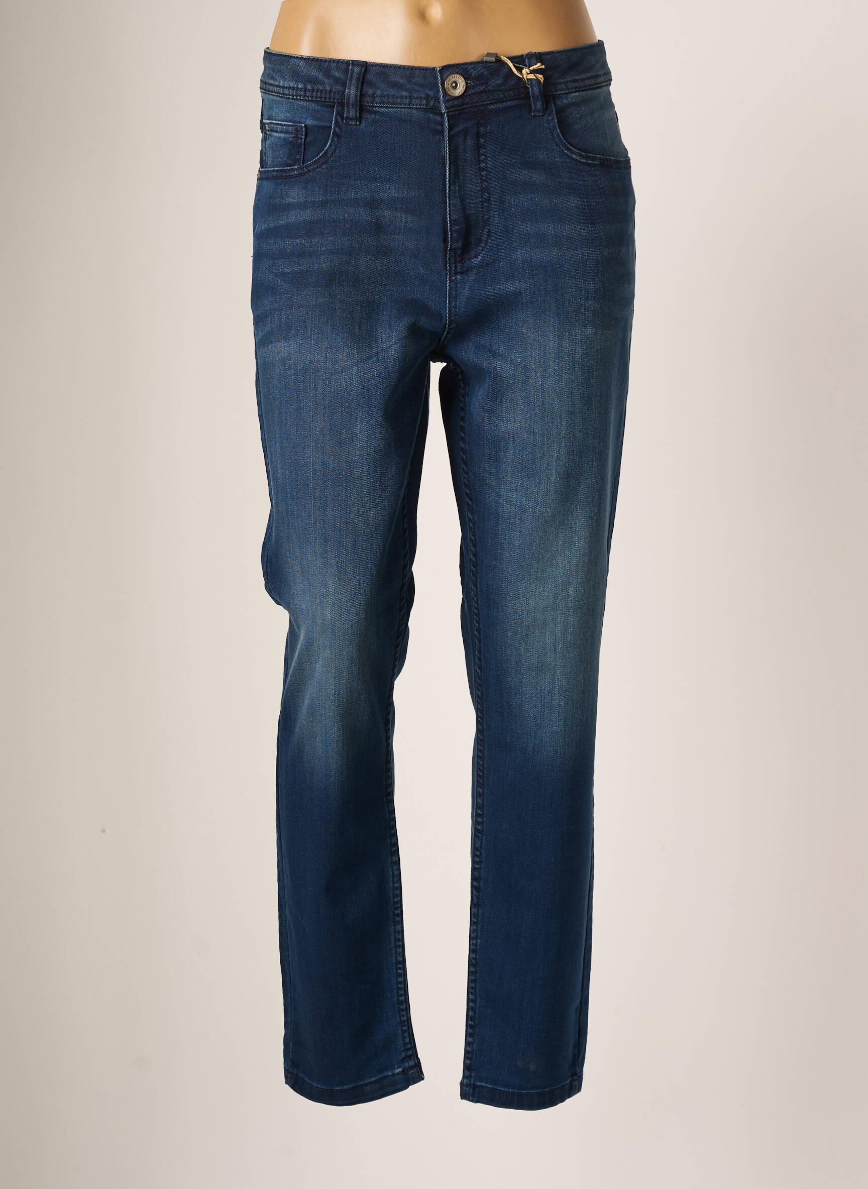 Street One Jeans Coupe Slim Femme couleur bleu