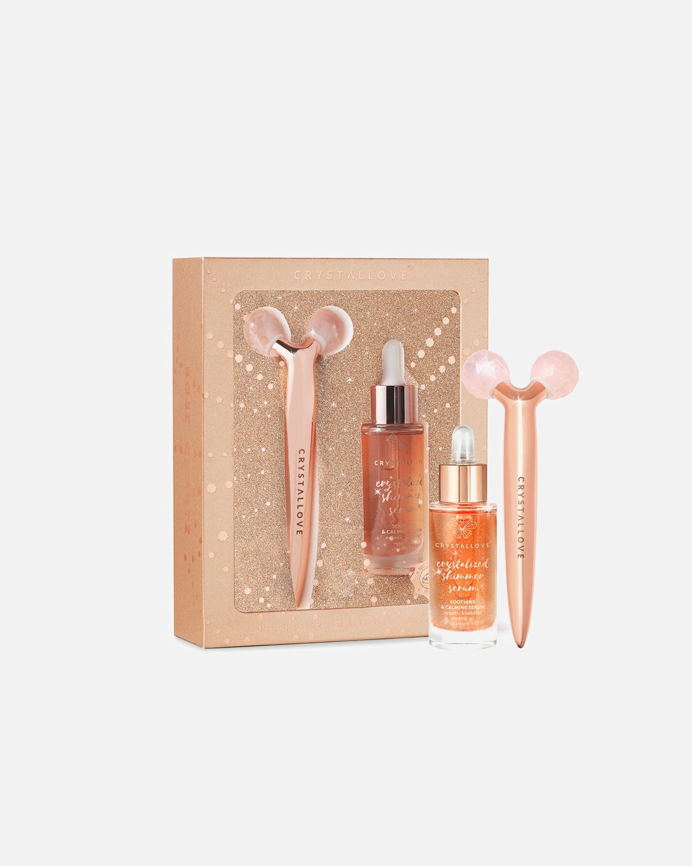 Crystallove ružičasti kvarc 3D lift & sculpt poklon set - ograničeno izdanje